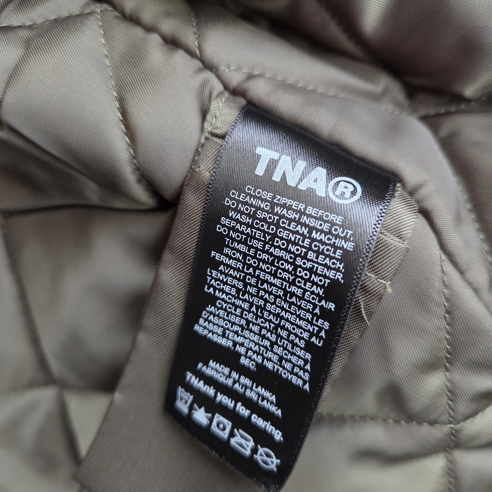TNA Olive Dale Utility Chore Barn Jacket Lined Boxy XS NWT - Picture 8 of 15
